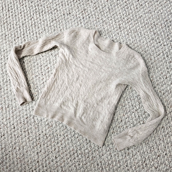 Source Unknown Sweaters - Cable Knit 100% Cashmere Sweater - Size S (Junior's)